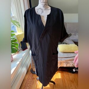 Retro Vintage 70's Cotton Oversized Shirt Dress M Ashanti Barbara McCaine